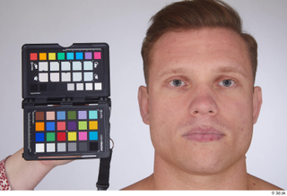 Gilbert X-RITE colour checker head 0001.jpg